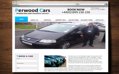 Perwood Cars Website
