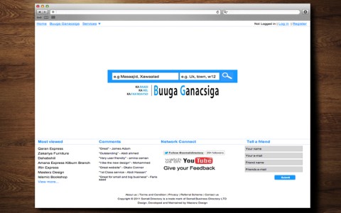 Somali Directory Website