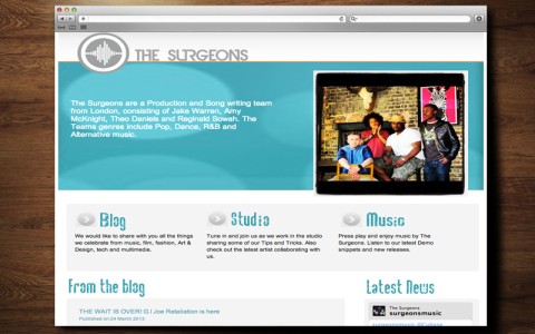 Surgeons Music Website